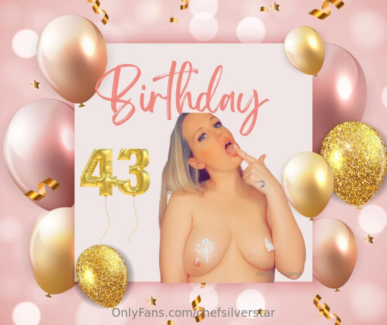 Https onlyfans com 1660857961 chefsilverstar my 43rd bday is soon 