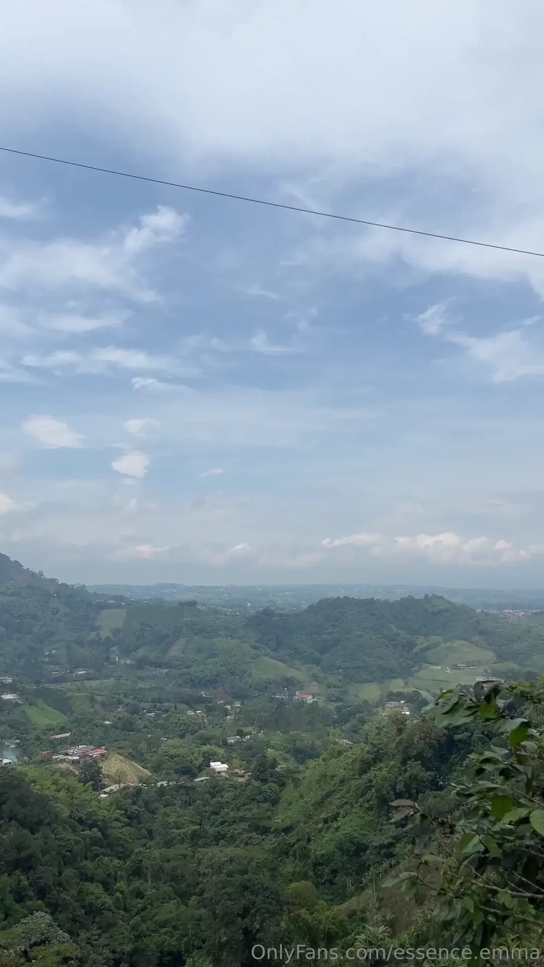 Trekking under cloudy skies but it cleared up right as i arrived at part 1 