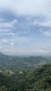 Trekking under cloudy skies but it cleared up right as i arrived at part 1