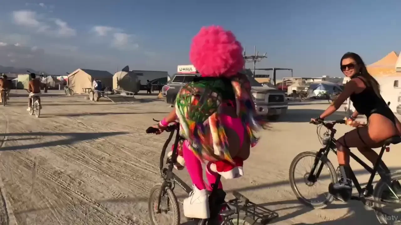I miss burning man who would go bike riding with me 