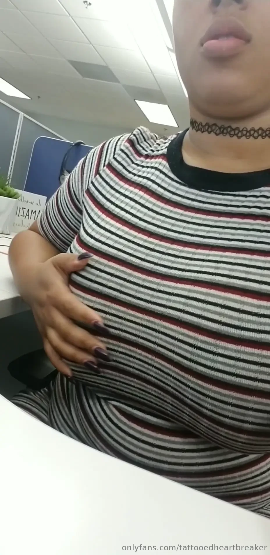 At work thinking about dick 