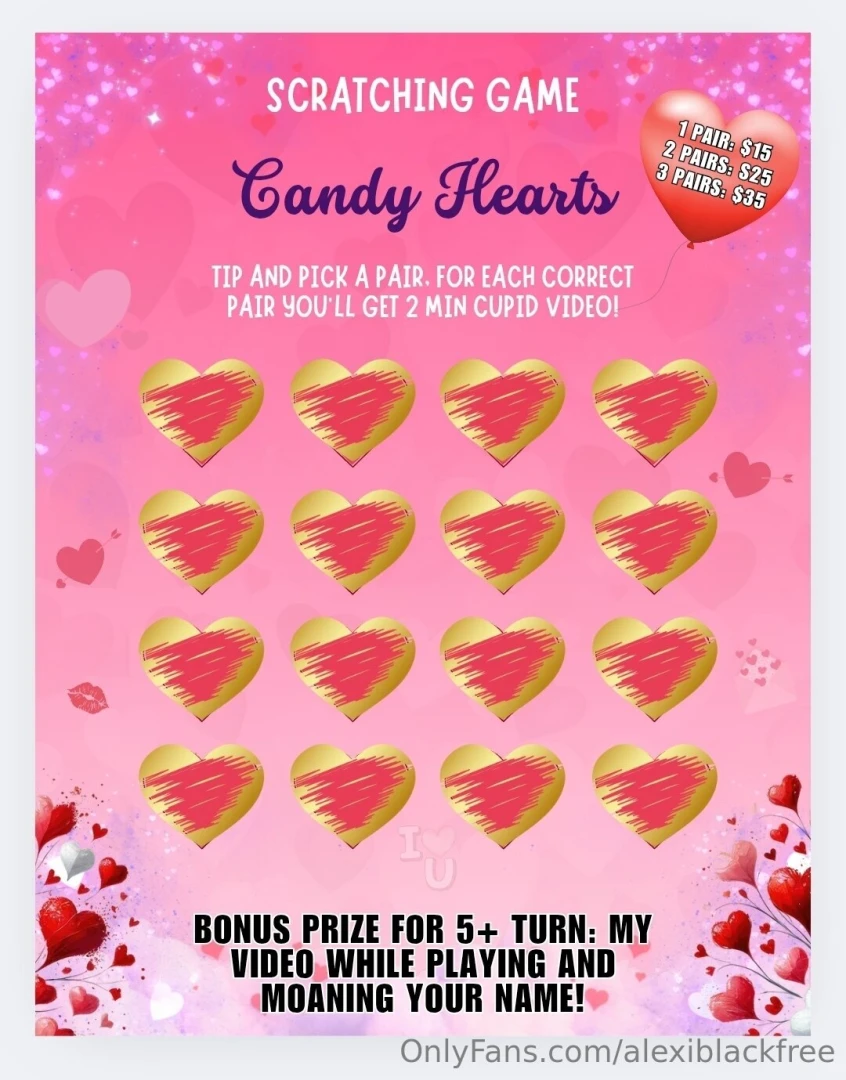 Valentine s day is coming up lets play candy hearts tip 15 25 or 35 