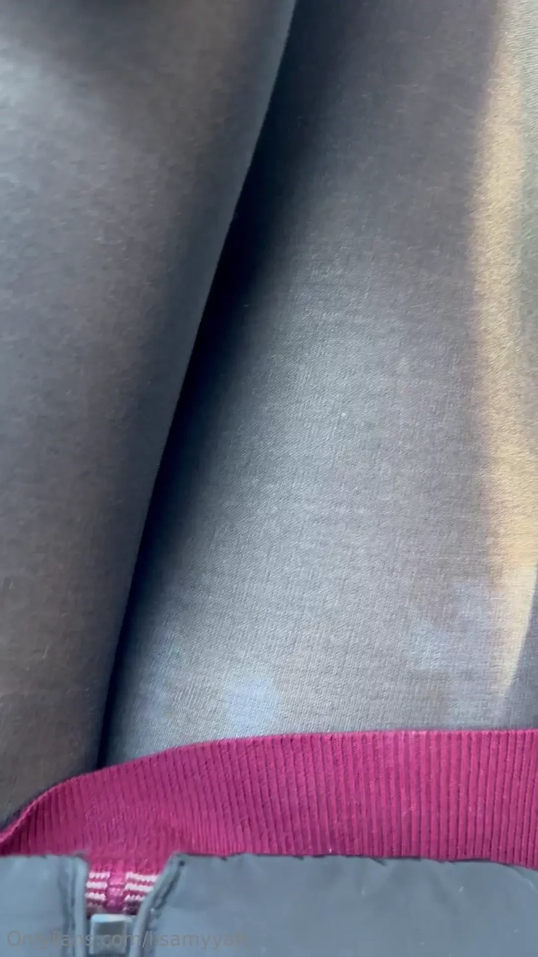 Good morning a little jet black tights tease in the car for you on 