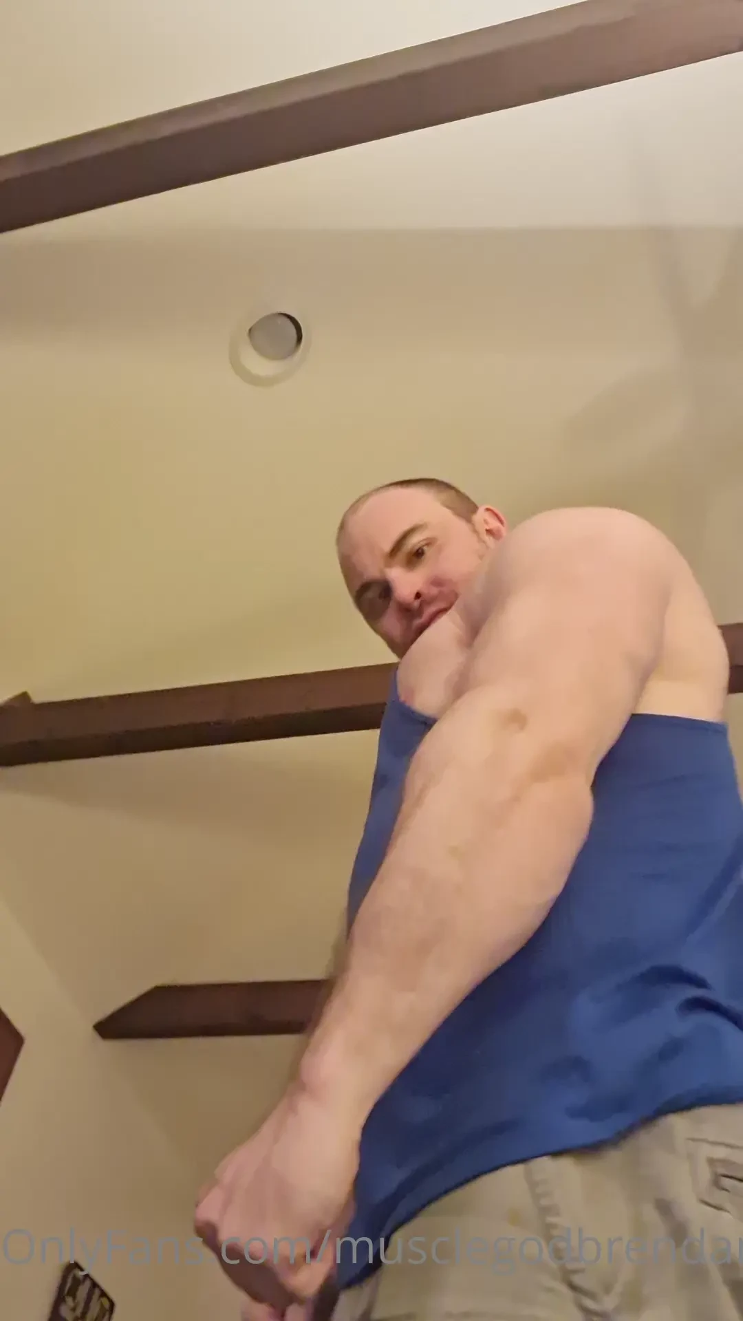 So horny with thick fresh come after training part 1 