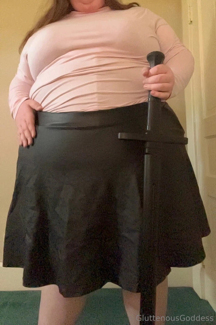 Watch me go from your valiant thick knight to a tub of lard just for 