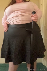 Watch me go from your valiant thick knight to a tub of lard just for