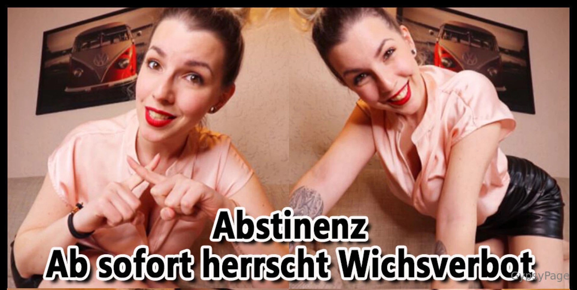 Abstinenz ab sofort herrscht wichsverbot wartet in deinem postfach 