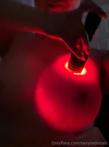 Can i post glowing boob as a treat