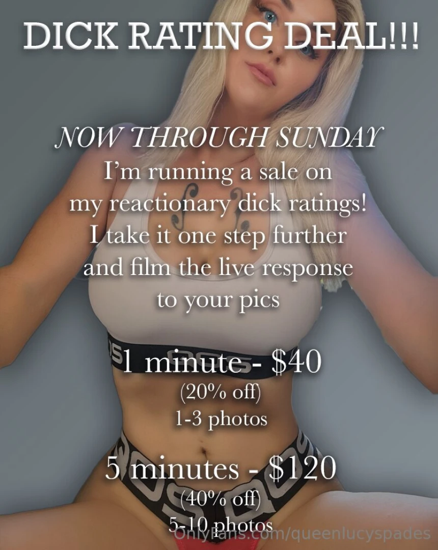 Running a special on my amazing reactionary dick ratings through 
