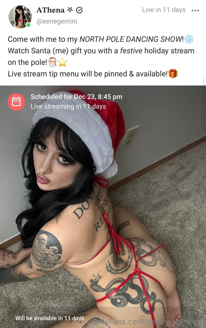 New holiday livestream coming up subscribe to my main to access it amp 