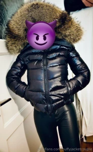 Welovefurs iceblack and shiny leather leggings you can find all the part 11