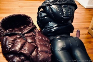 2x moncler sotiria shiny leather leggings and ugg mini bailey bows the part 6