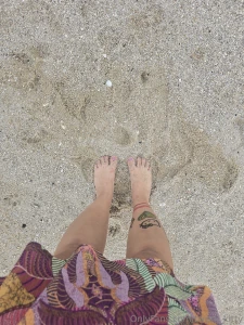 The sand calling my pussy