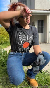 Me looking for someone else to weed this disaster of a backyard and part 3