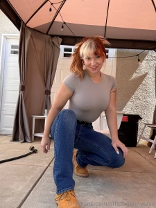 Enjoying my backyard for the first time today