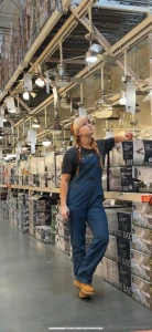 Totally unexpected but i ran into some fans at the home improvement