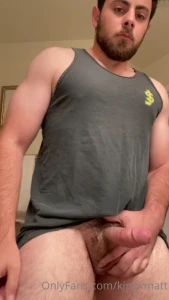 Felt like teasing you with my big thick cock after the gym