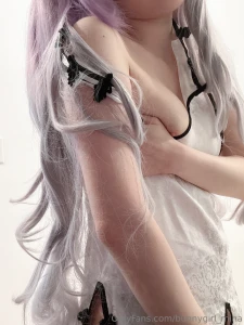 Keqing from genshin in sexy qipao