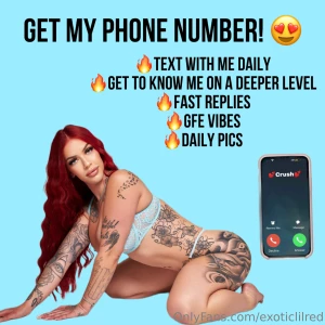 Wanna get even closer to me tip me in the dms to get my number and let