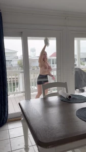 Tip the cleaning lady if you want more videos of me cleaning my house