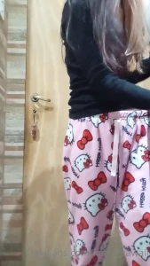 Pov changing in the bathroom while you spy on me very closely pov