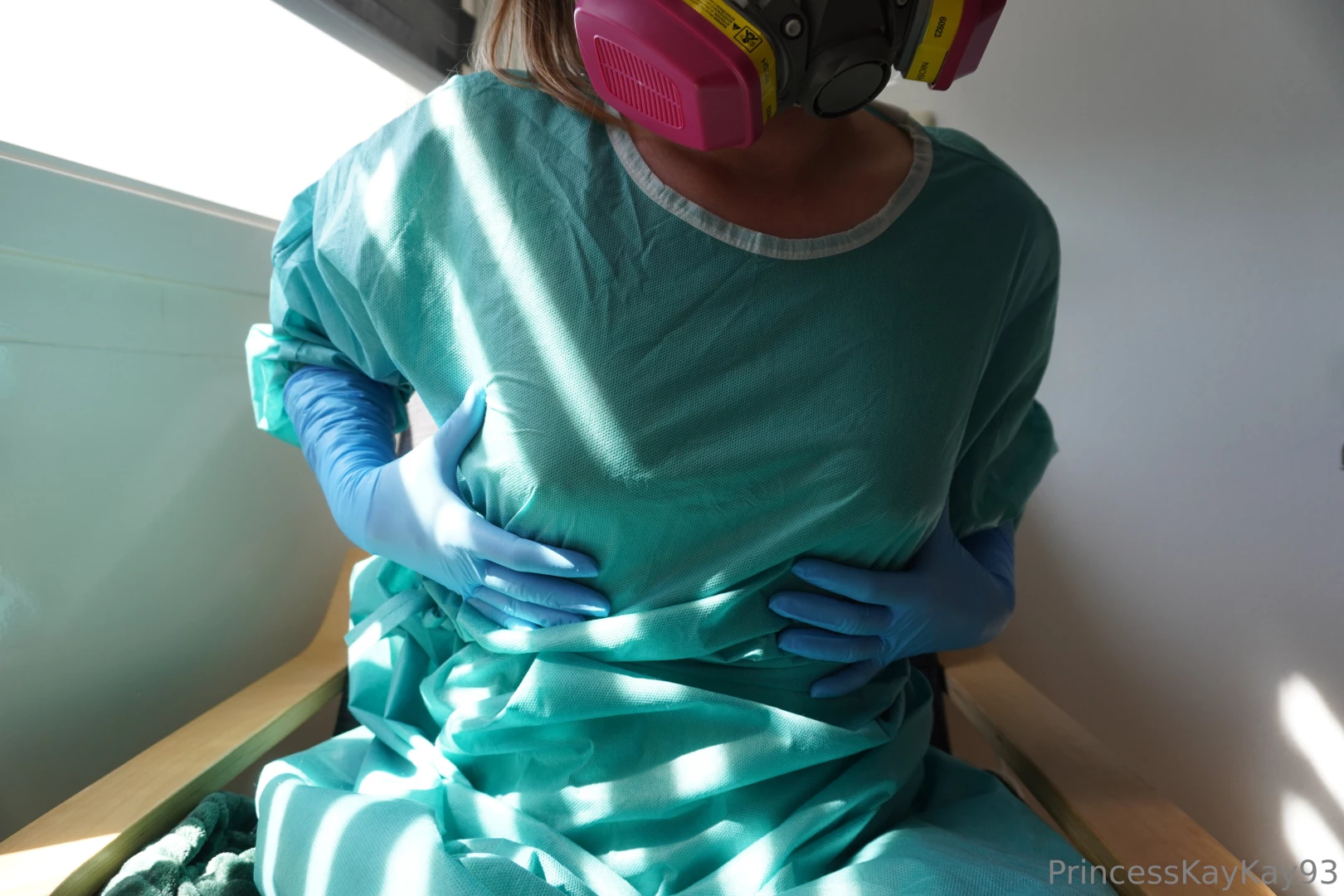 Friday view my first time playing with the new respirator i ll upload 