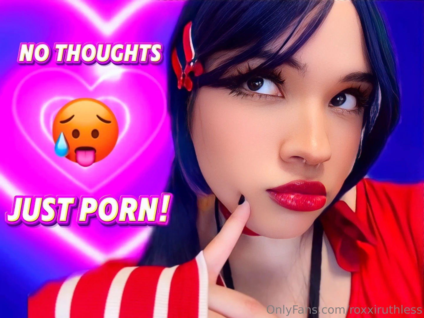 Is this kissy cosplay mouth making it hard to quit again goonie then 