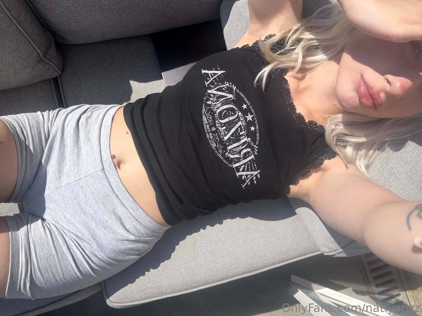 It s too hot even for the tiny tank and shorts 