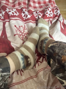 Can t forget the bear socks today