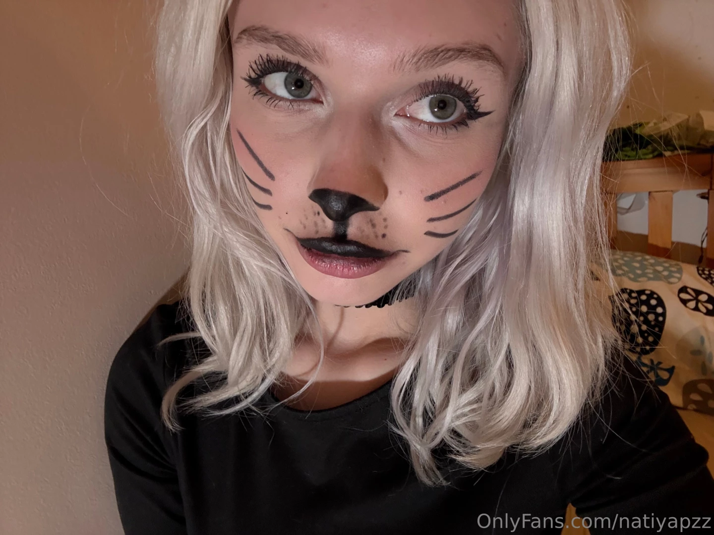 The make-up was inspired by my panties 