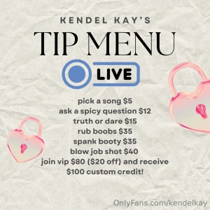 Decided to spice things up even more this live how fun is my tip menu