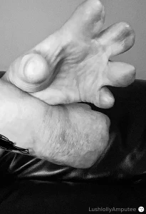 I wondered what your cock would feel like with my amputated hands