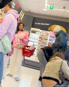 Shopping before christmas time wasn t very pleasant people are busy part 6