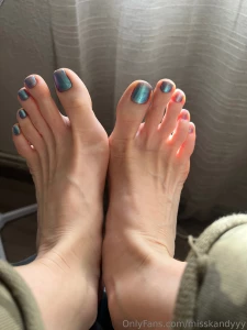 Do you like my new shiny pedi my tinies loves them