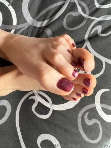 Long colored toes part 1