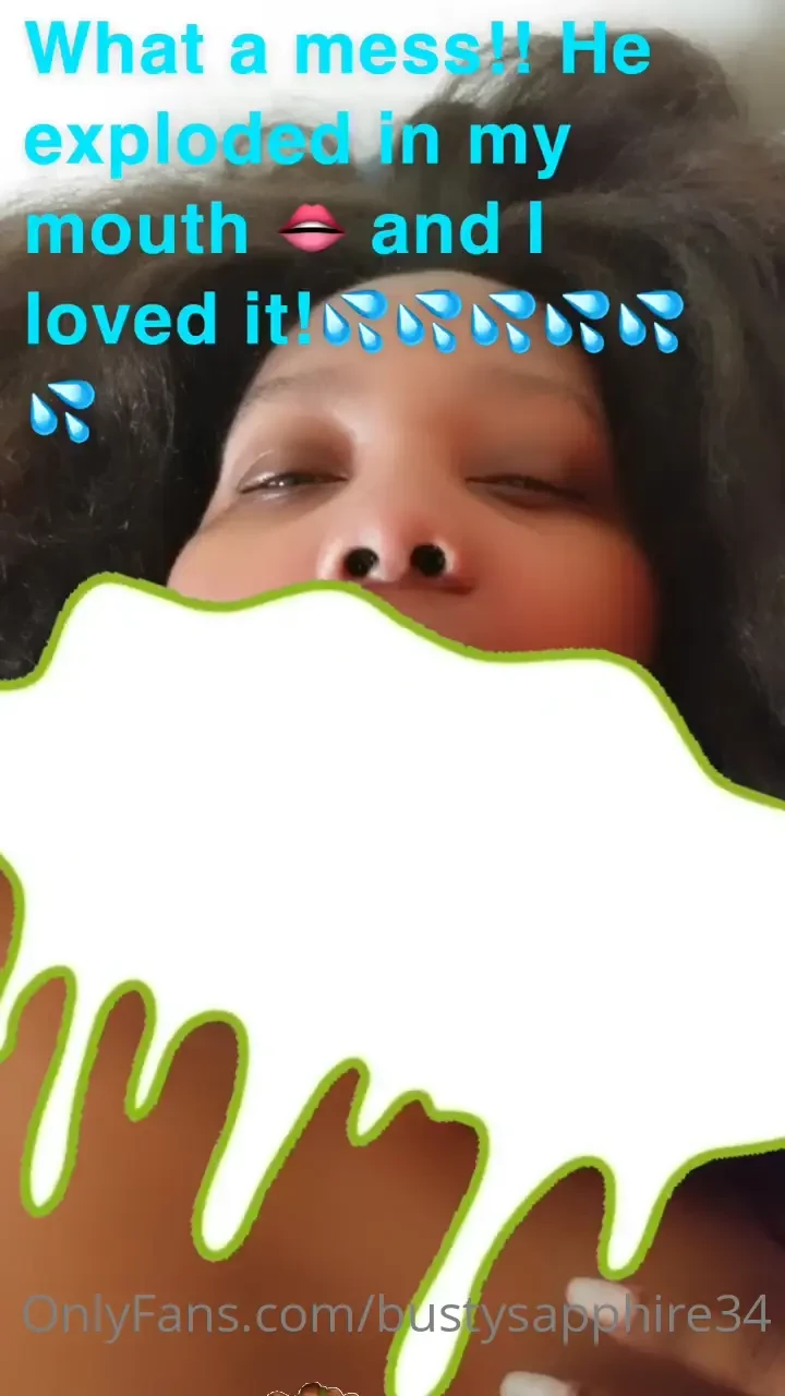 He came conquered once again he exploded and i was there to catch it 