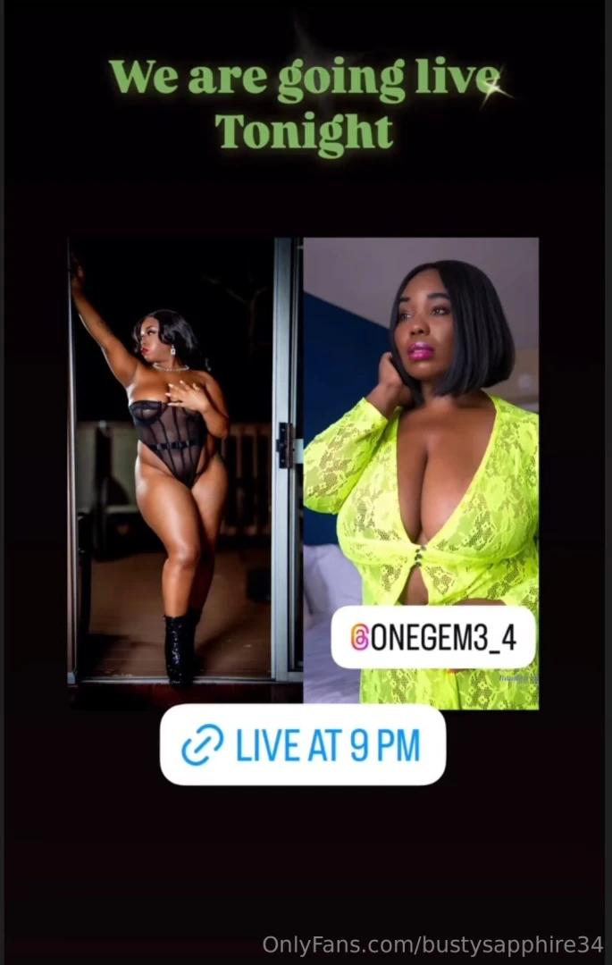 Going live tonight with themisscassidy check it out 