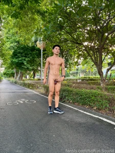 Content almost get caught outdoor public od jerking asian gay thai part 4
