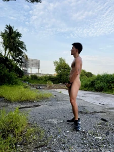 Content almost get caught outdoor public od jerking asian gay thai part 6