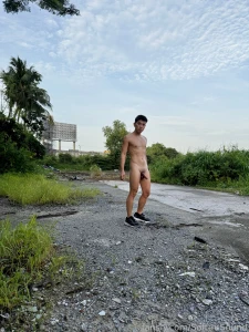 Content almost get caught outdoor public od jerking asian gay thai part 10