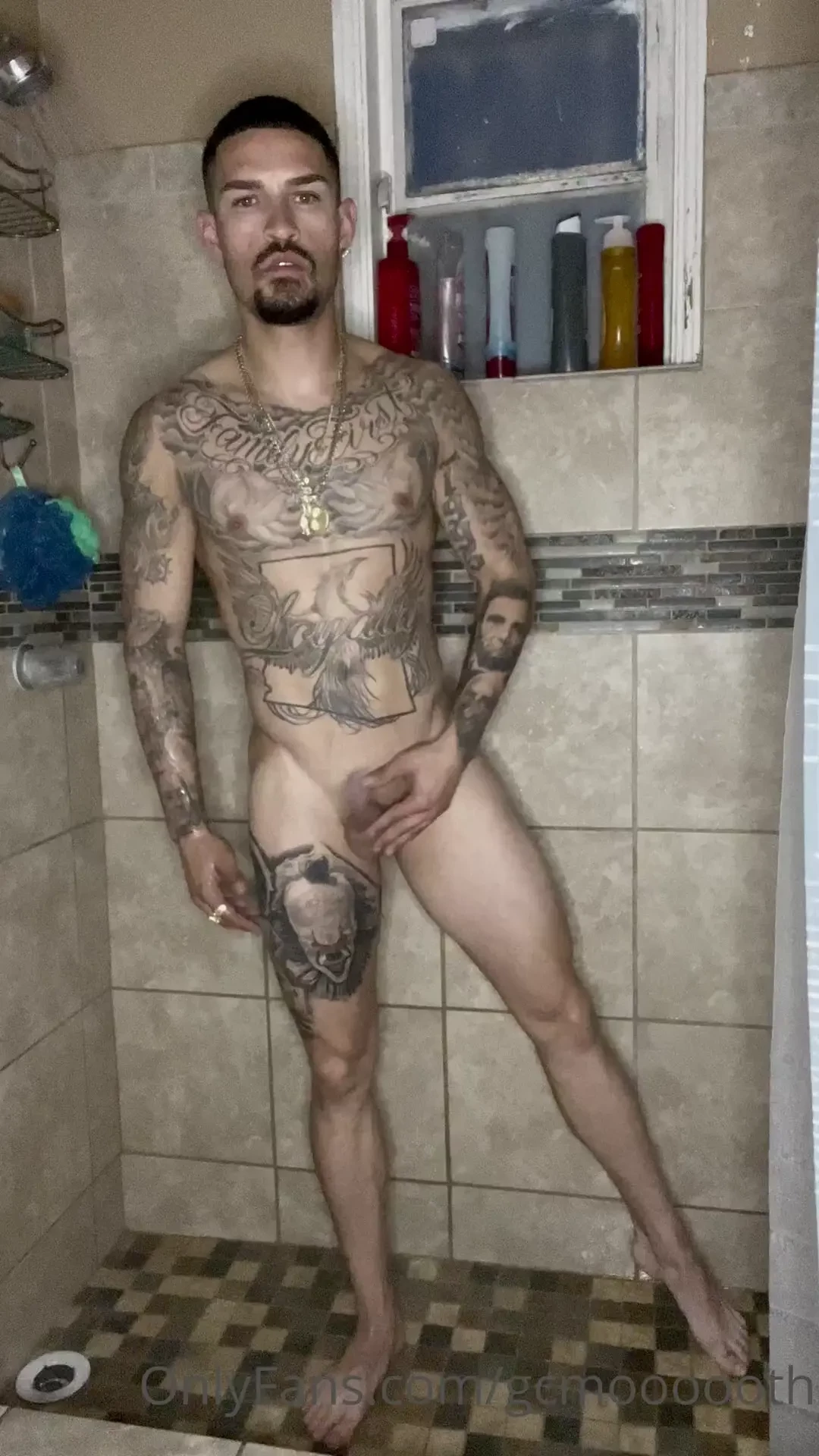 Fooling around in the shower 