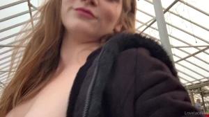 Everyone loves a little christmas poinsettia and upskirt hehehe part 2