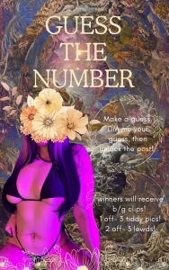 Guess the number read the rules and no cheating i do check