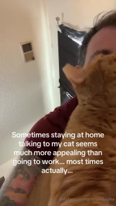 I just filmed this a few days ago and my cat s health took a turn and