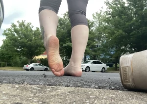 Dirty scrunched soles