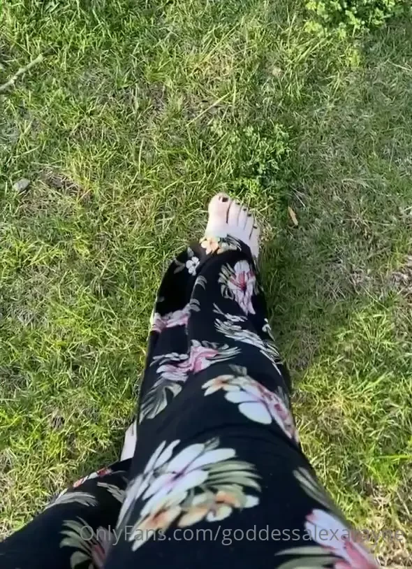 Bare feet amp green grass 