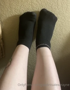 My socks are so sheer you can almost see my toes what a tease