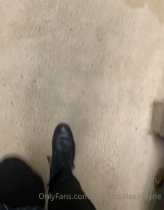 I made sure my shoes got extra dirty now come lick them clean for me