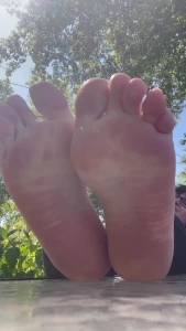 Enjoying my sponsored coffee on my patio in this amazing weather just