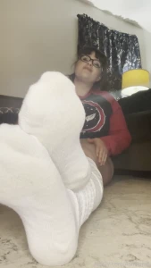 Another joi in white long socks but with light humiliation and